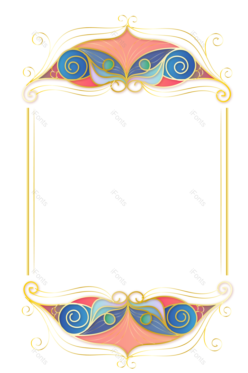 边框图片,中国风元素,素材PNG,花边免抠素材